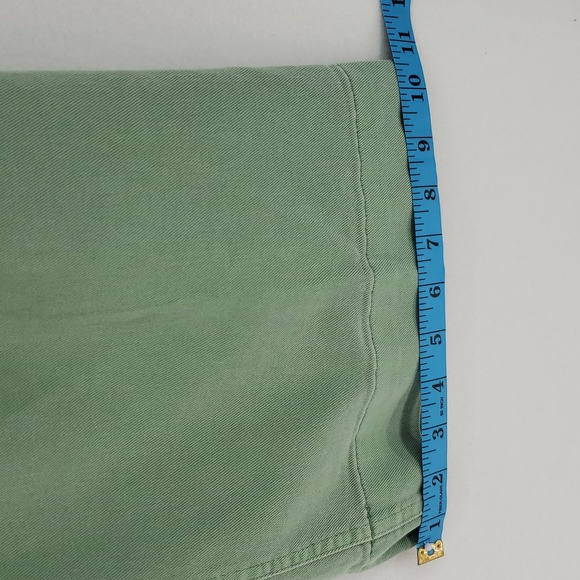 GAP High Rise Button Fly Wide Leg Crop Size 8 Ashbury Green *Flawed* - Picture 7 of 11